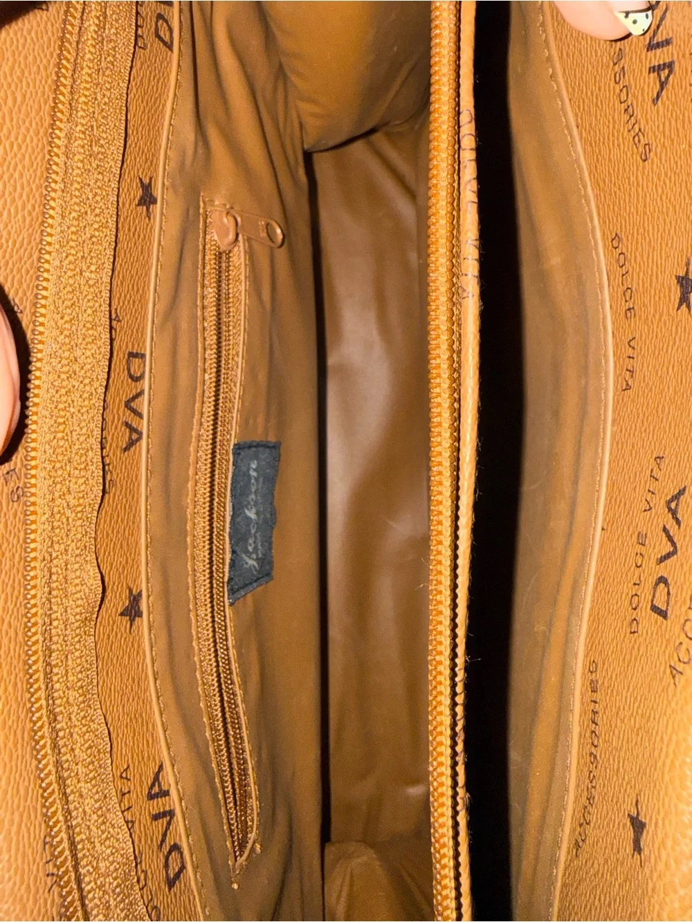 Vintage Jackson Dolce Vita top-handle monogram handbag
